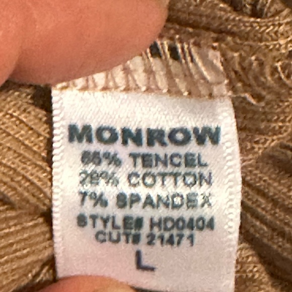 NWT Monrow Turtleneck Dress in Latte - Picture 9 of 12